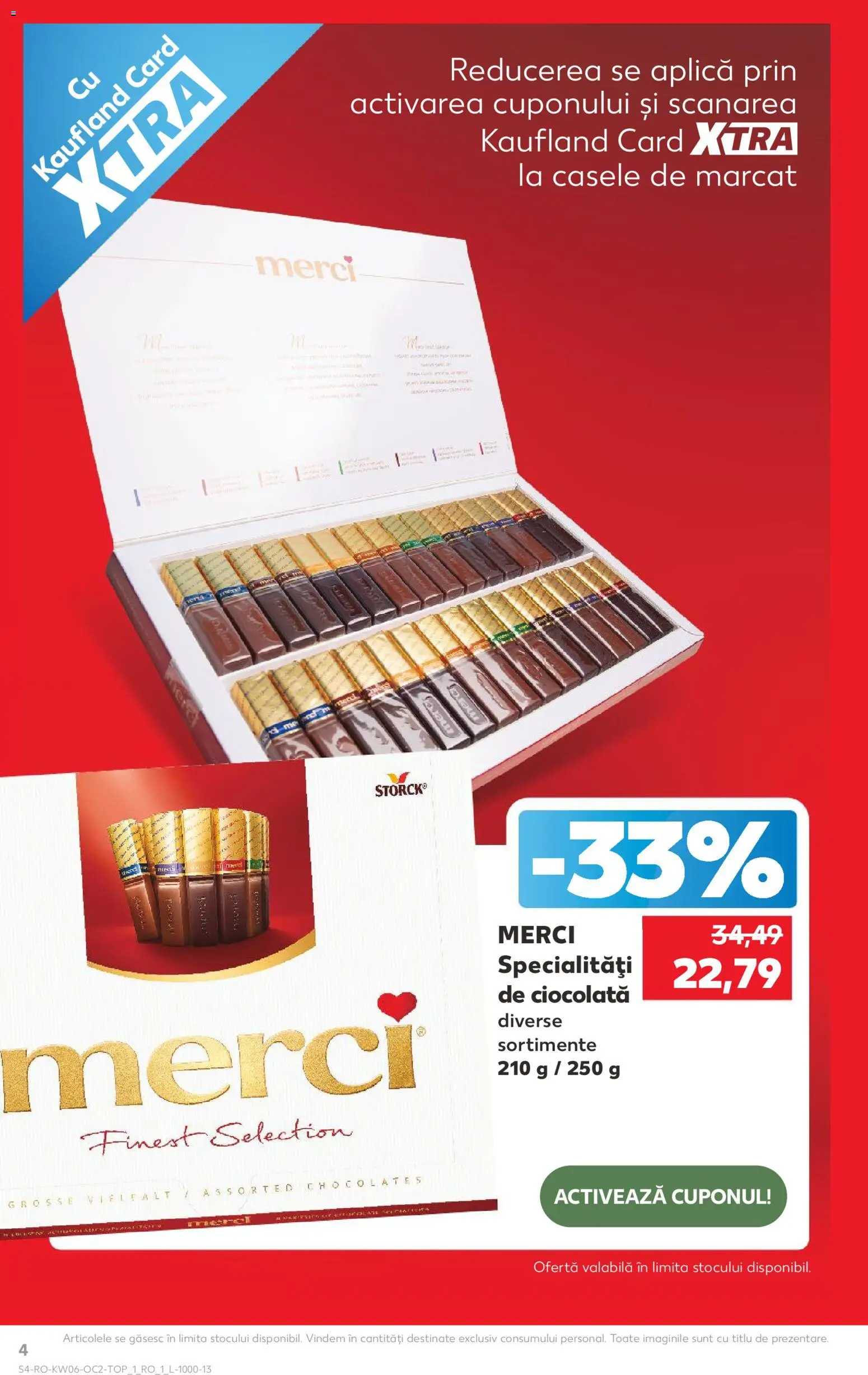 Noul catalog Kaufland – valabil de la 04.02.2026 | Pagină: 4 | Produse: Ciocolată