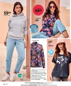 Ulla Popken akciós újság - amely érvényes a következő dátumtól: 01.04.2026 | Oldal: 30 | Termékek: Tunika