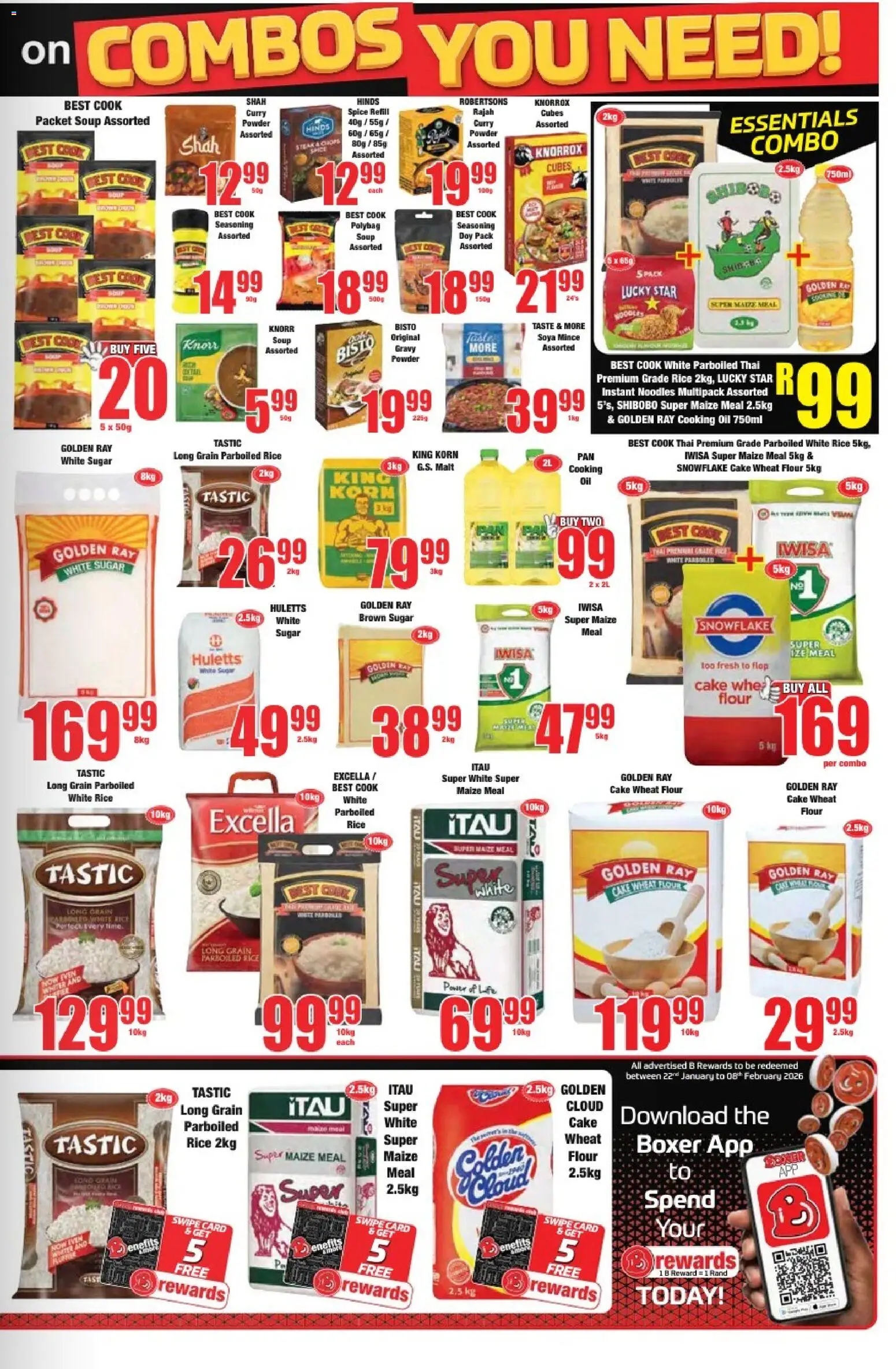 New Boxer catalogue – valid from 05.01.2026 | Page: 9 | Products: Cake, Flour, Oil, Seasoning