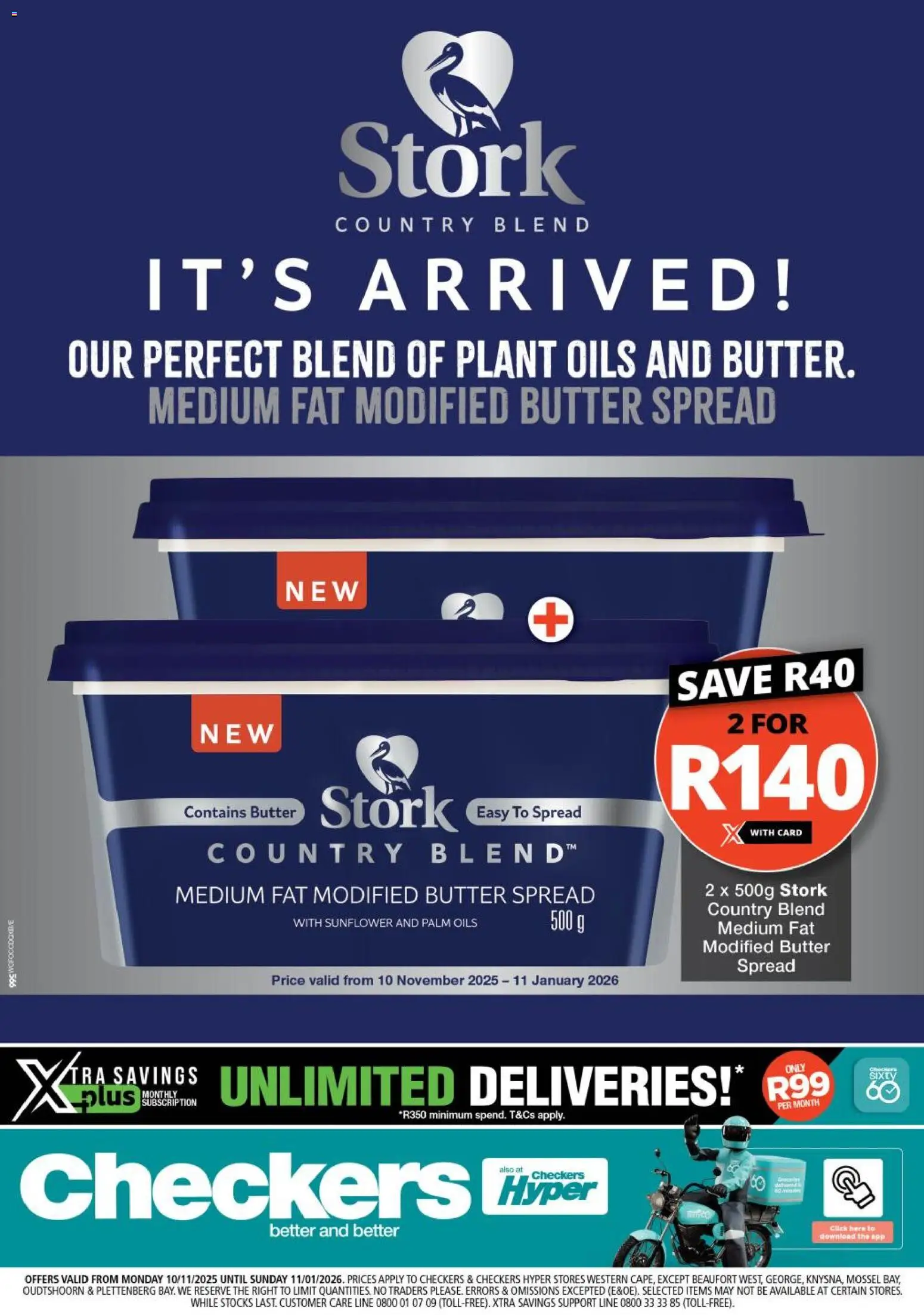 New Checkers catalogue – valid from 10.11.2025 | Page: 1 | Products: Butter