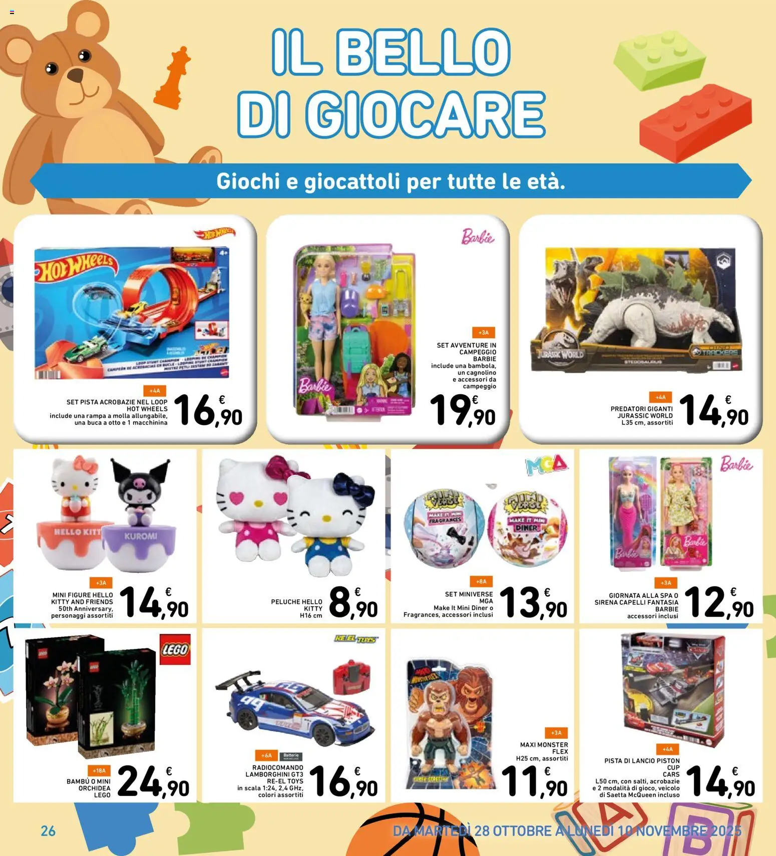Volantino Spazio Conad del 28.10.2025 | Pagina: 26 | Prodotti: Peluche, Scala, Orchidea, Batterie
