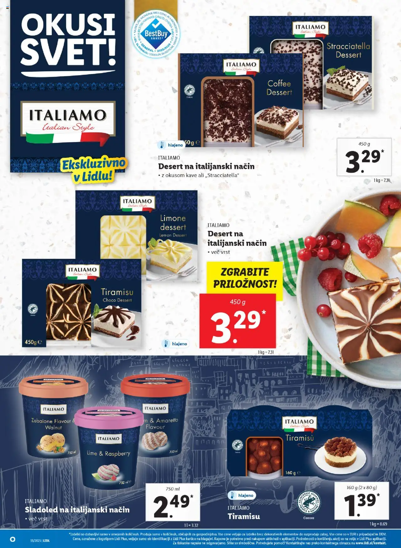 Lidl katalog │ velja od 14.08.2025 | Stran: 58 | Izdelki: Sladoled