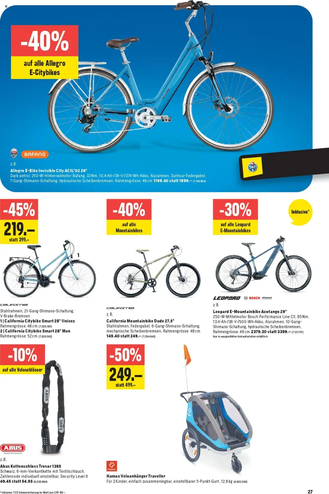 Jumbo Aktionen – gültig ab 25.09.2025 | Seite: 27 | Produkte: Mountainbike, Bosch