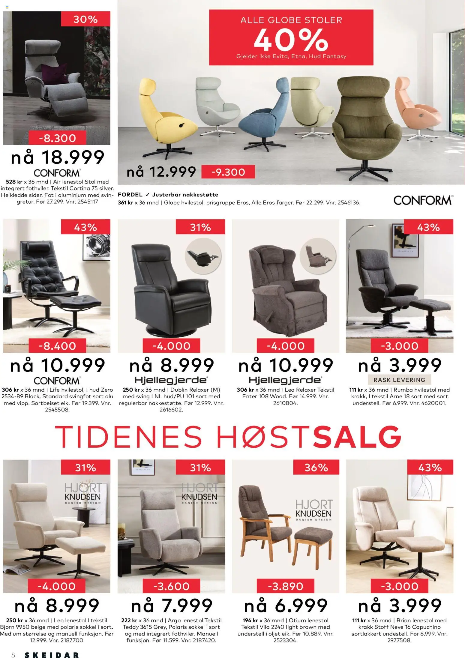 {H1} | Side: 8 | Produkter: Svin, Krakk, Lenestol, Stol