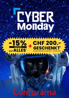 Conforama Aktionen Cyber Monday ab 01.12.2025 gültig