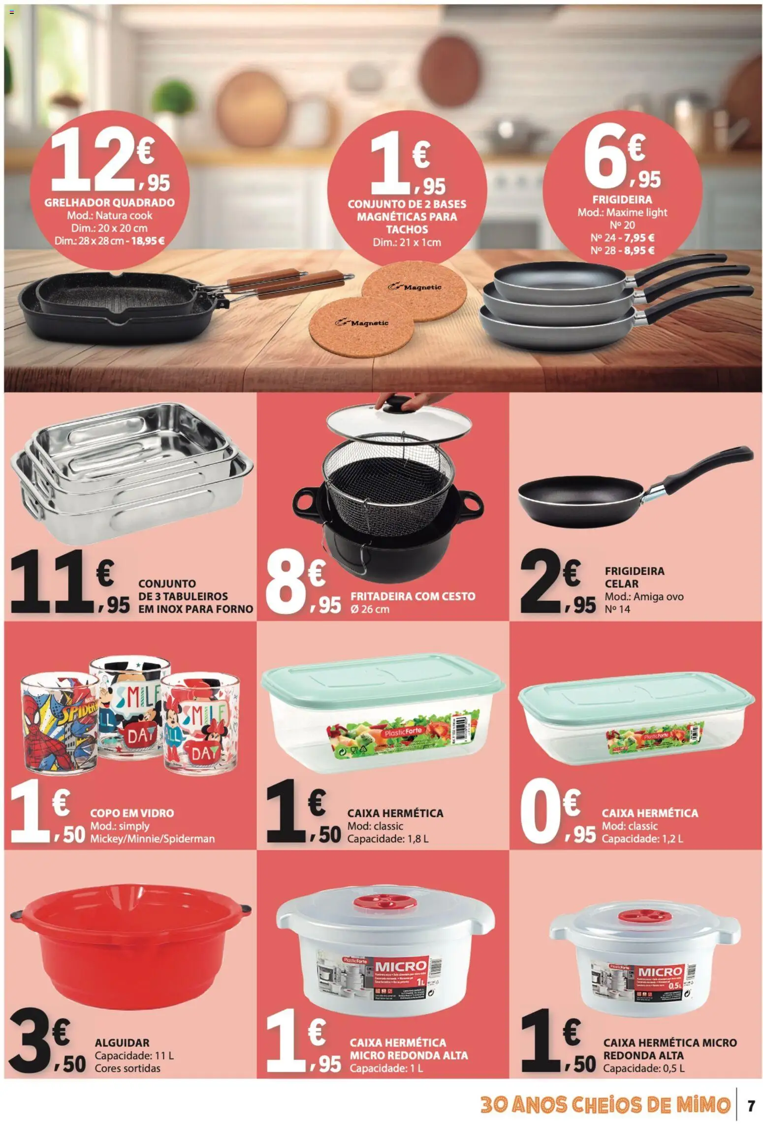 E.Leclerc folheto Não Alimentar │ válido de 23.04.2026 | Página: 7 | Produtos: Forno, Frigideira, Caixa