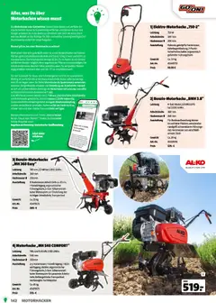 Hagebau Gartenkatalog 2025 ab 05.03.2025 gültig | Seite: 142 | Produkte: Gewicht, Rasenmäher