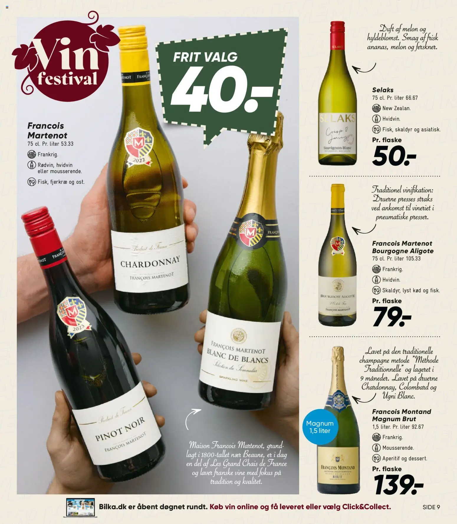 Bilka tilbudsavis – gyldig fra 24.04.2026 | Side: 9 | Produkter: Duft, Vin