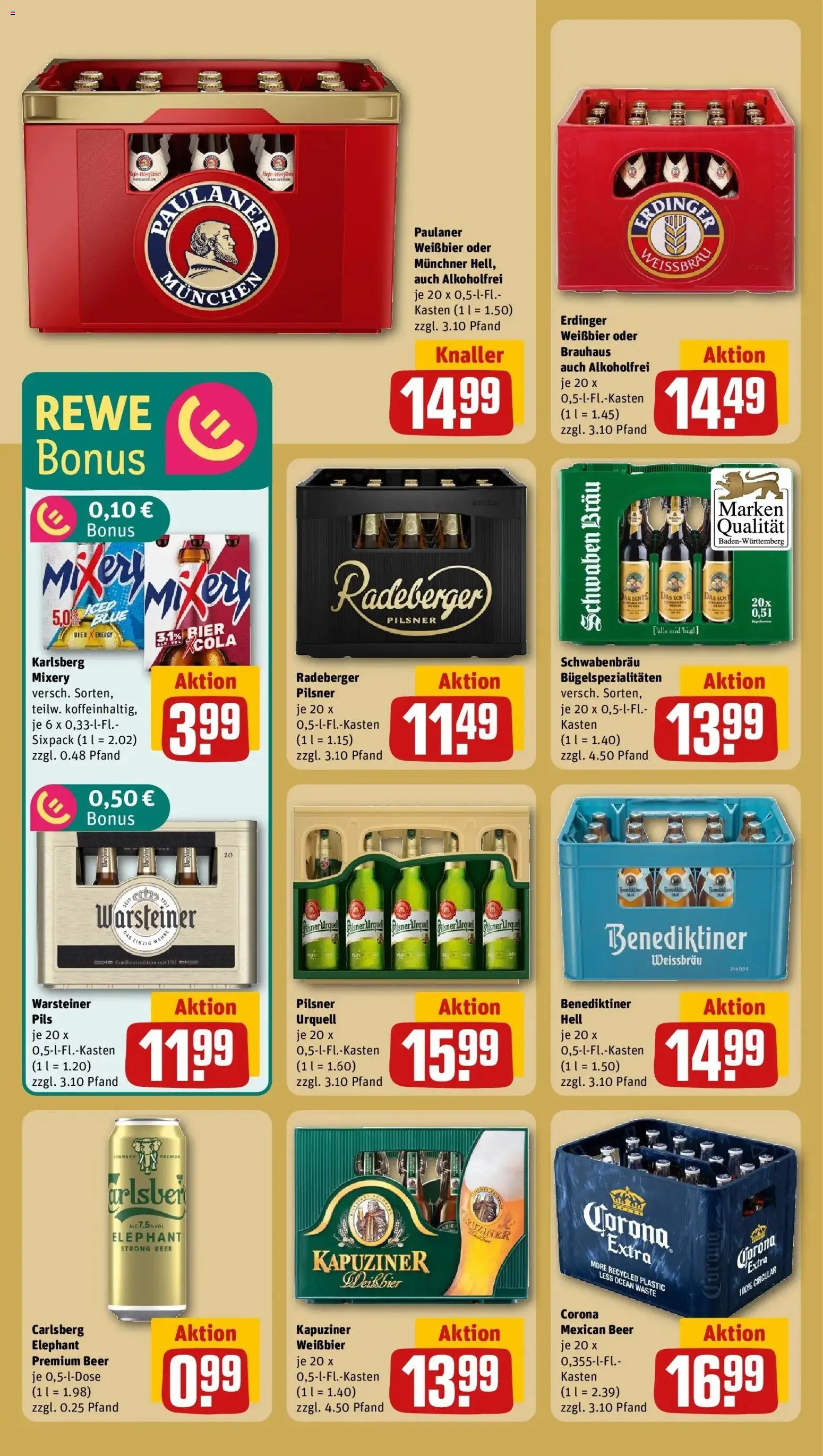 Rewe prospekt Gundelfingen	 – gültig ab 22.02.2026 | Seite: 15 | Produkte: Carlsberg, Bier, Pils, Radeberger pilsner