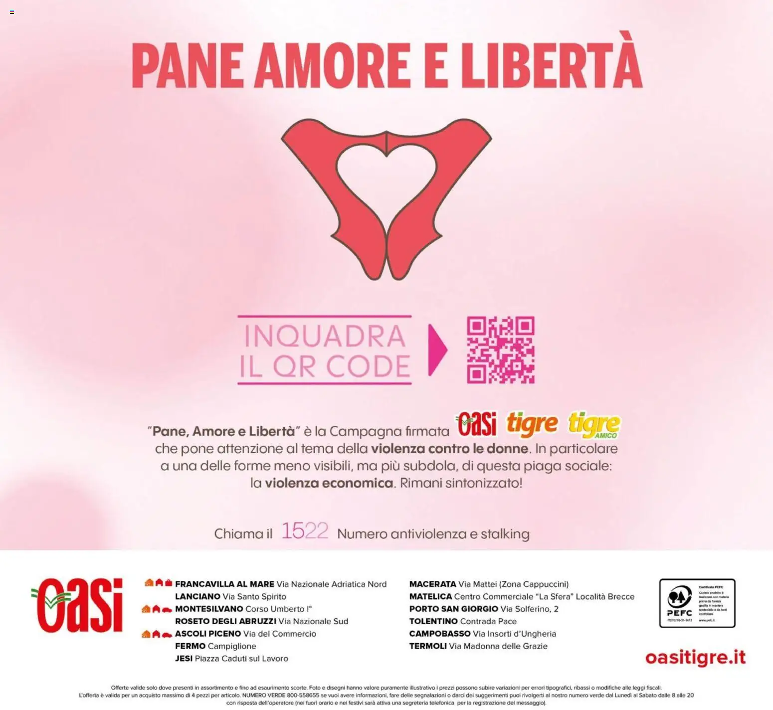 Volantino Oasi del 06.11.2025 | Pagina: 32 | Prodotti: Pane