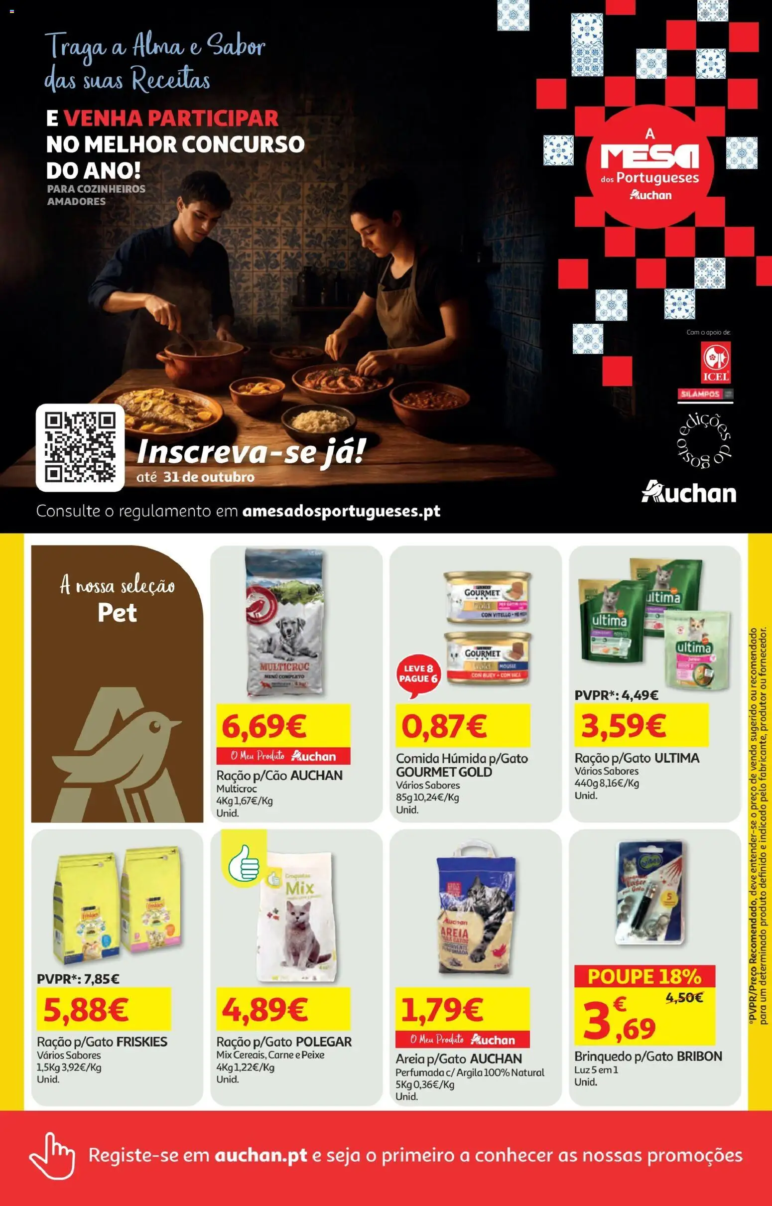 Minipreço folheto │ válido de 23.10.2025 | Página: 16 | Produtos: Areia, Argila, Peixe, Carne