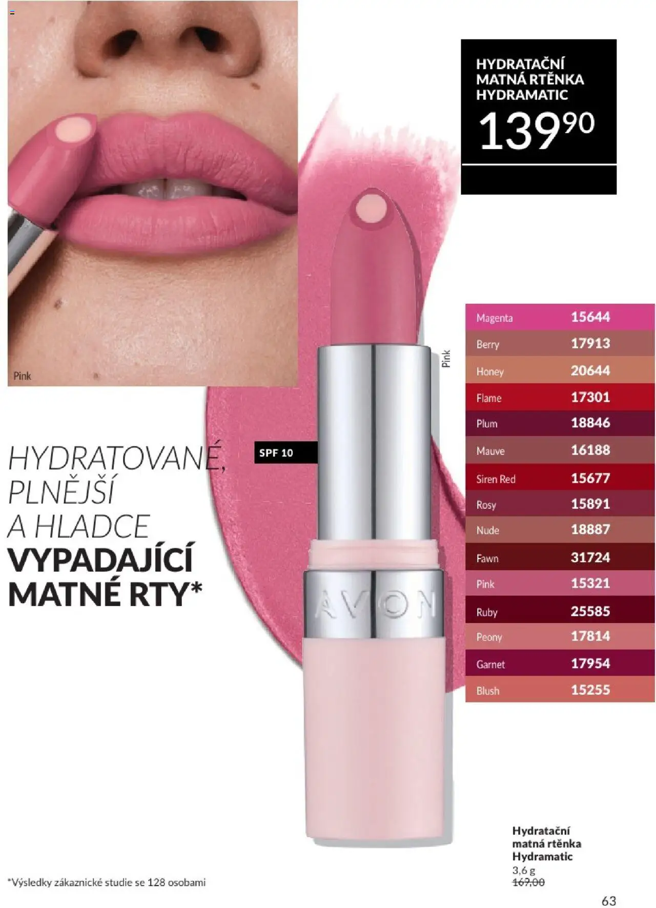 Avon katalog 6/2025 od 01.06.2025 | Strana: 63 | Produkty: Rtěnka
