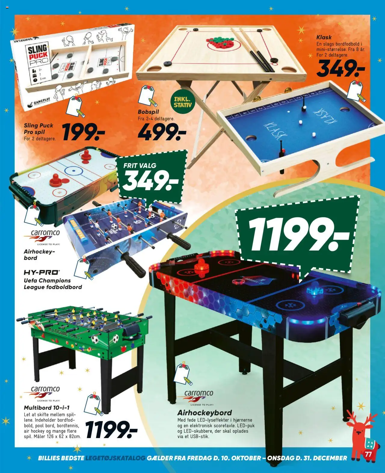 Bilka tilbudsavis – gyldig fra 10.10.2025 | Side: 77 | Produkter: Bord, Spil