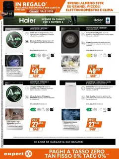 Anteprima del volantino Expert volantino valido a partire dal 12.03.2026 | Pagina: 5 | Prodotti: Caffè, Acqua, Lavatrice, Asciugatrice