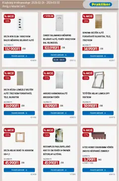 Praktiker akciós újság - amely érvényes a következő dátumtól: 26.02.2026 | Oldal: 27