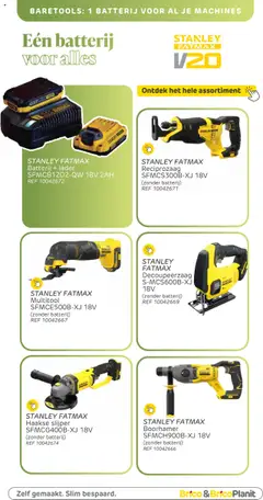 Brico - Powertools-catalogus - Voorbeeld van een folder van Brico, geldig van 27.05.2025 | Pagina: 47 | Producten: Slijper, Batterij