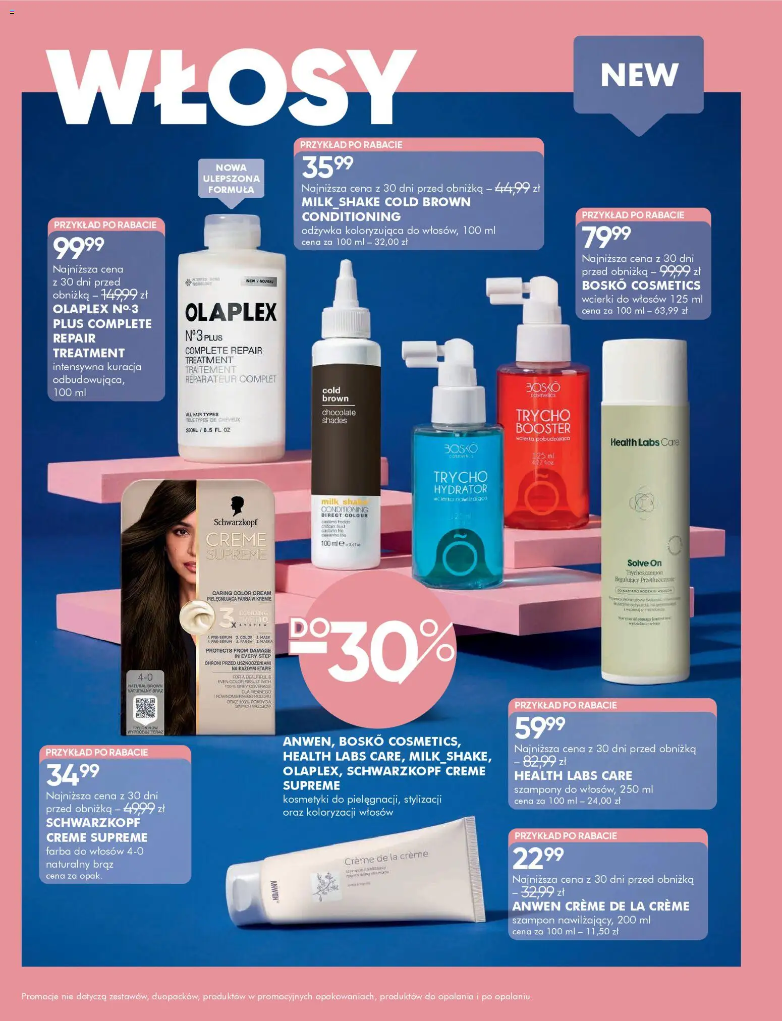 Super-pharm gazetka od 08.04.2026 | Strona: 21 | Produkty: Farba do włosów, Szampon, Odżywka, Maska