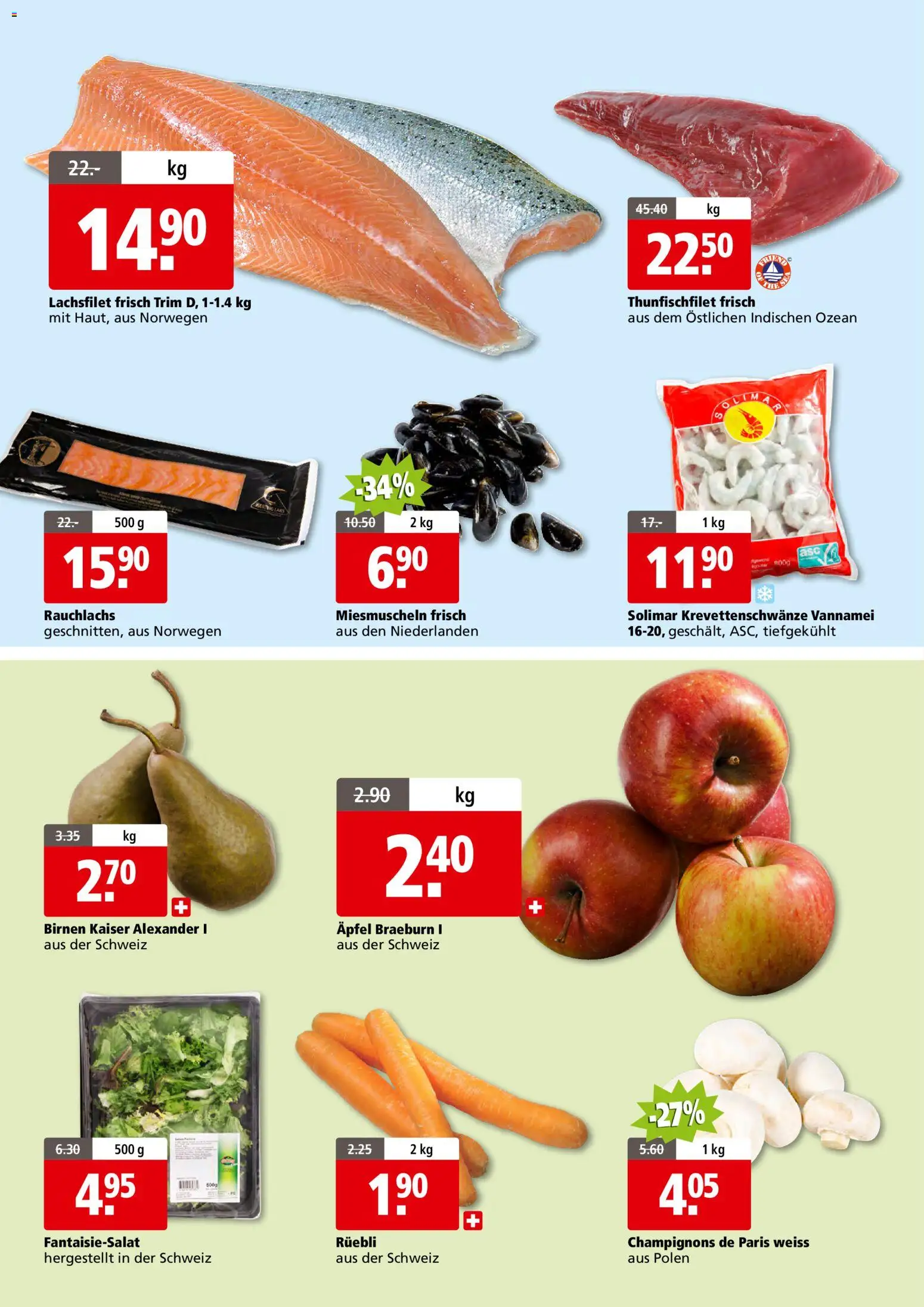 Aligro Aktionen Wildsaison Schlieren, Gossau SG, Frauenfeld, Rapperswil-Jona, Sargans, Bern, Brüttisellen, Pratteln, Emmen, Spreitenbach – gültig ab 27.10.2025 | Seite: 6 | Produkte: Champignons, Äpfel
