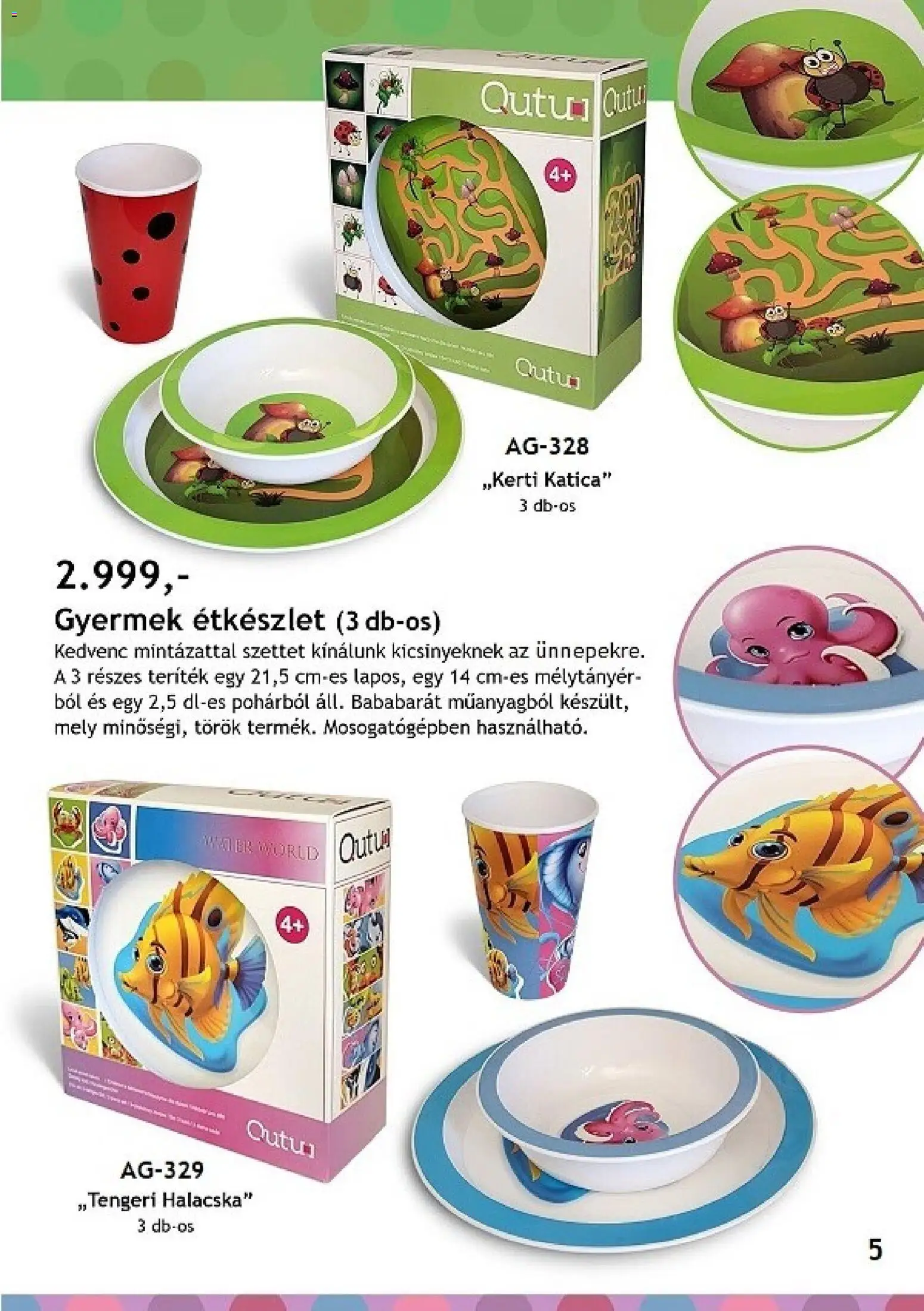 Betly akciós ujság - amely érvényes a következő dátumtól: 07.11.2025 | Oldal: 5 | Termékek: Étkészlet