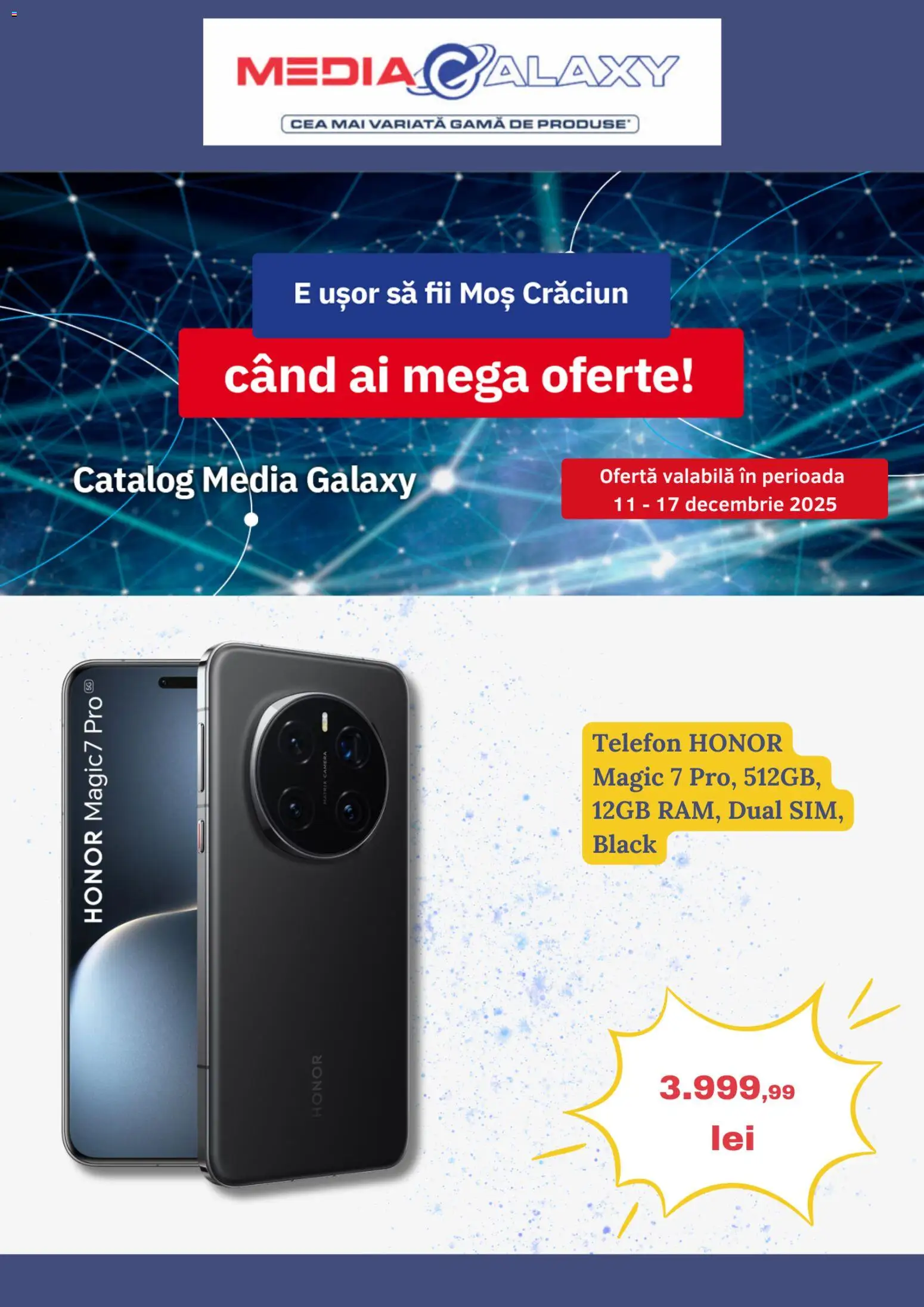Noul catalog Media Galaxy – valabil de la 11.12.2025 | Pagină: 1 | Produse: Telefon, Cameră