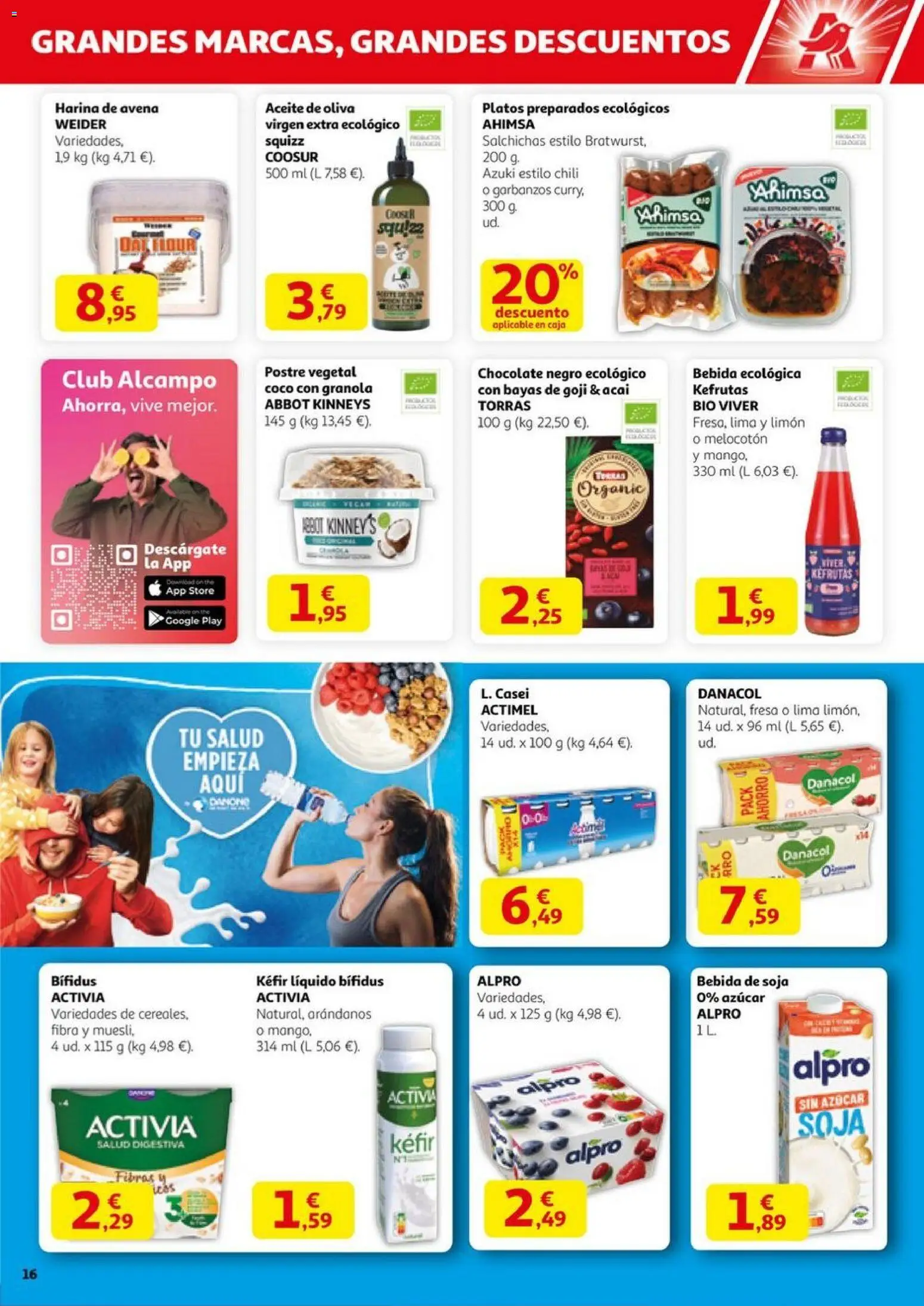 Alcampo - HP Nacional  │ válido desde el 23.10.2025 | Página: 16 | Productos: Lima, Aceite de oliva, Μετροταινία, Bebida de soja