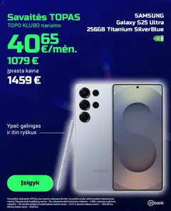 TOPOcentras leidinys galioja nuo 12.02.2026