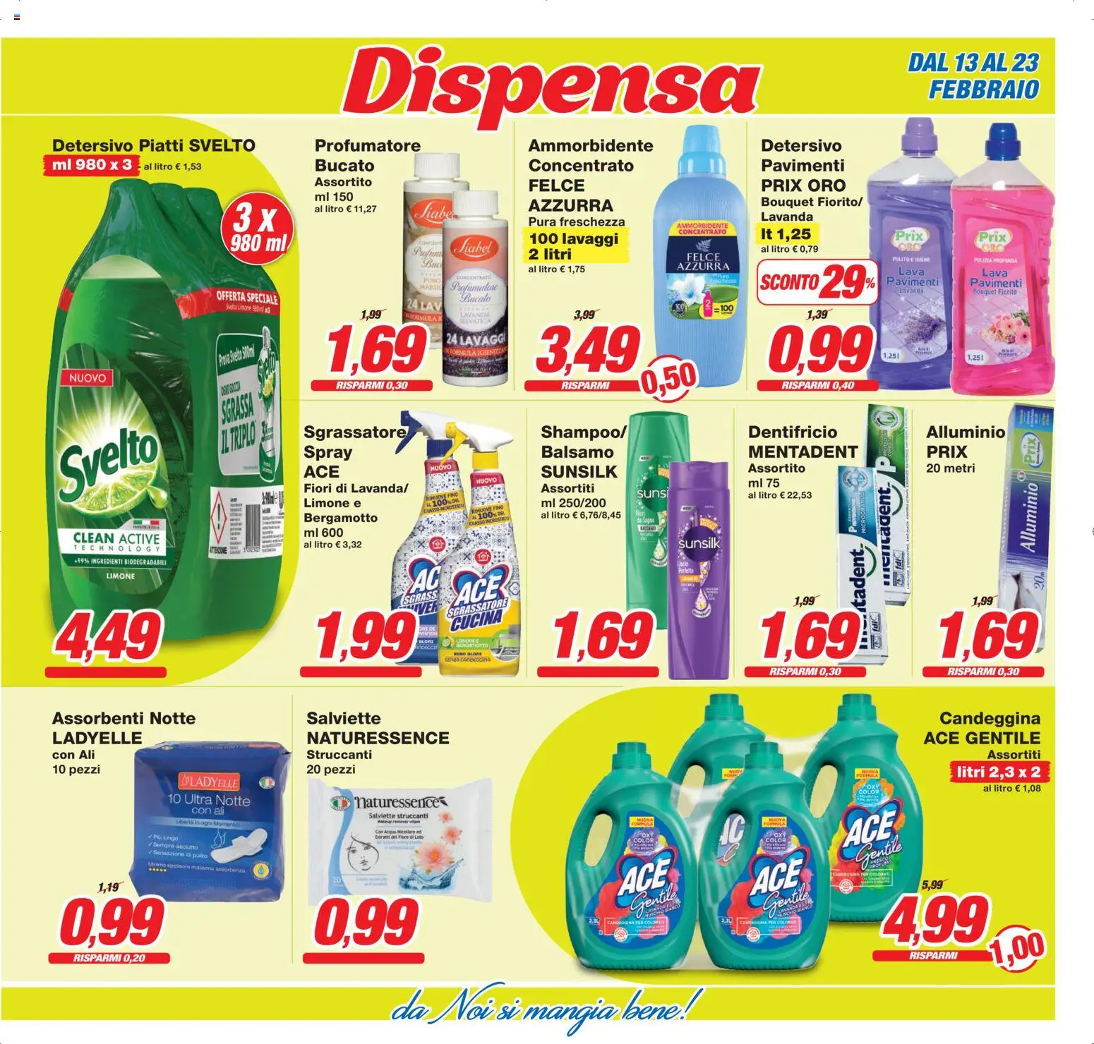 Volantino Prix del 13.02.2026 | Pagina: 17 | Prodotti: Salviette struccanti, Acqua, Alluminio, Lavanda