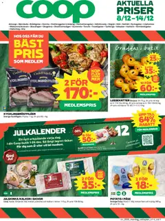 Coop - Almunge - Förhandsvisning av reklamblad från butik Coop aktuell från 08.12.2025