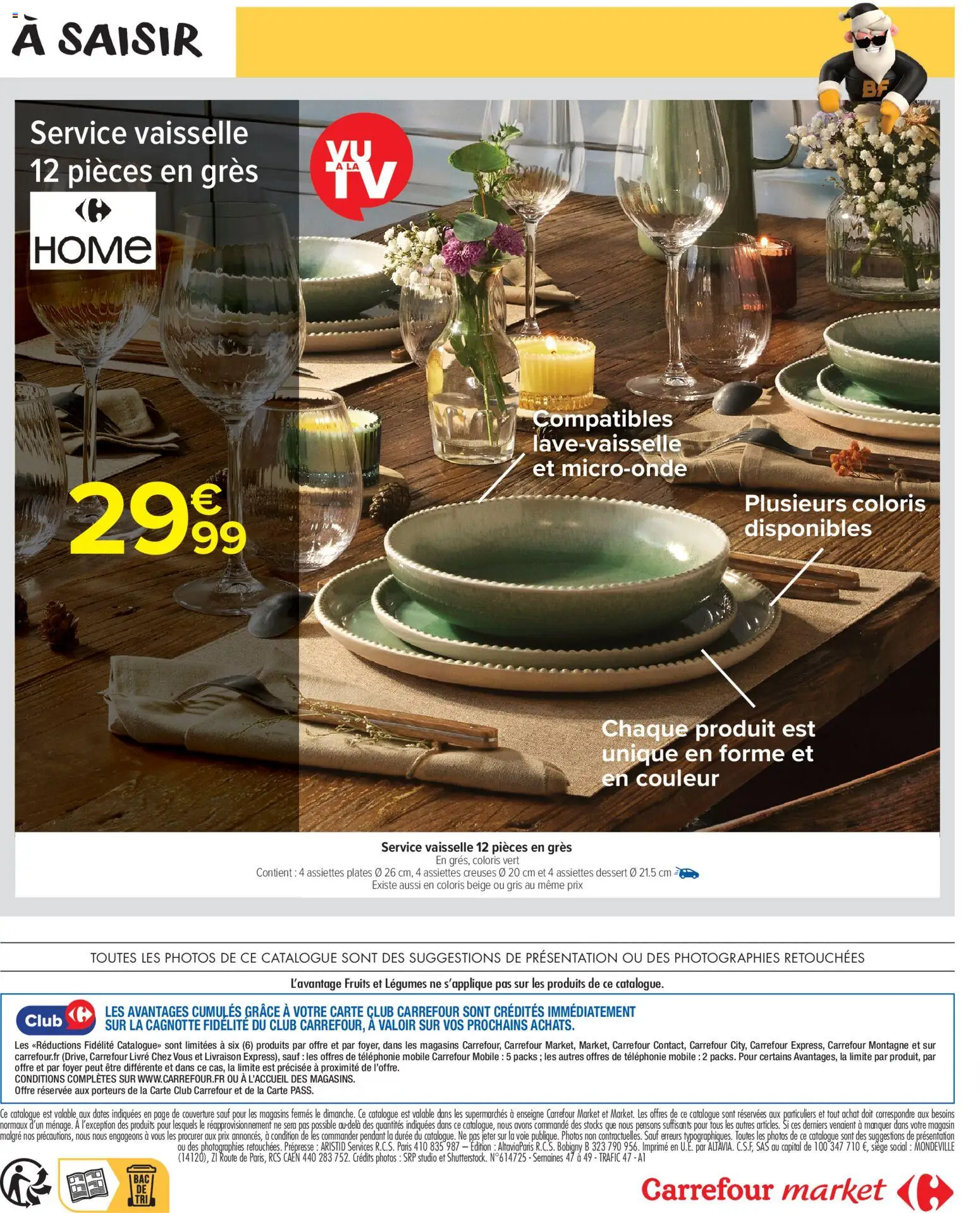 {H1} | Page: 3 | Produits: Couverture, Service vaisselle, Livre