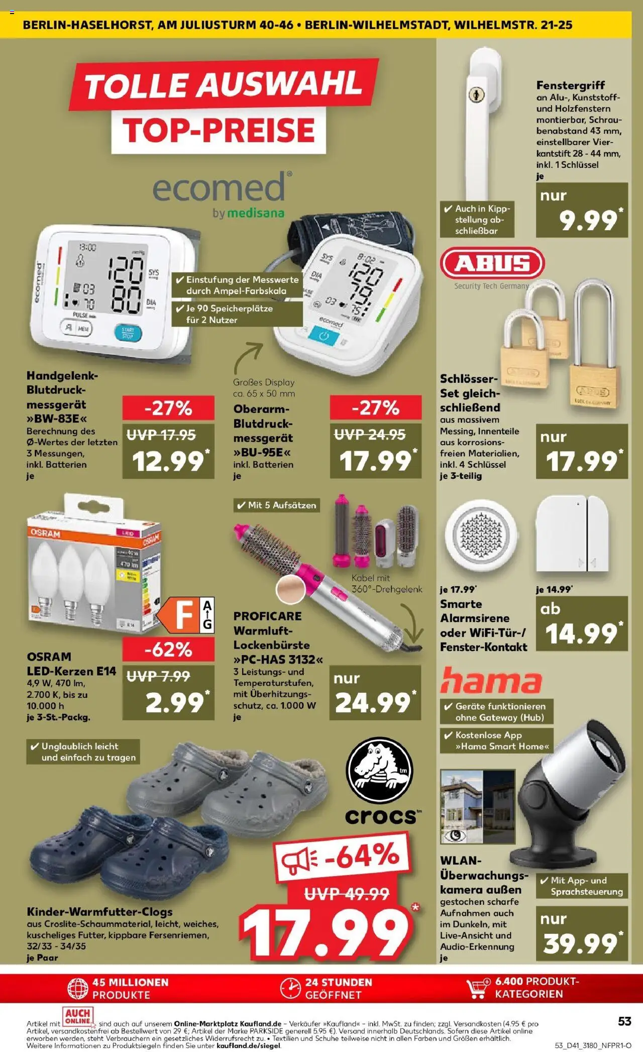 Kaufland prospekt Dallgow-Döberitz	 – gültig ab 13.10.2025 | Seite: 53 | Produkte: Kamera, Kabel, Batterien, Monitor