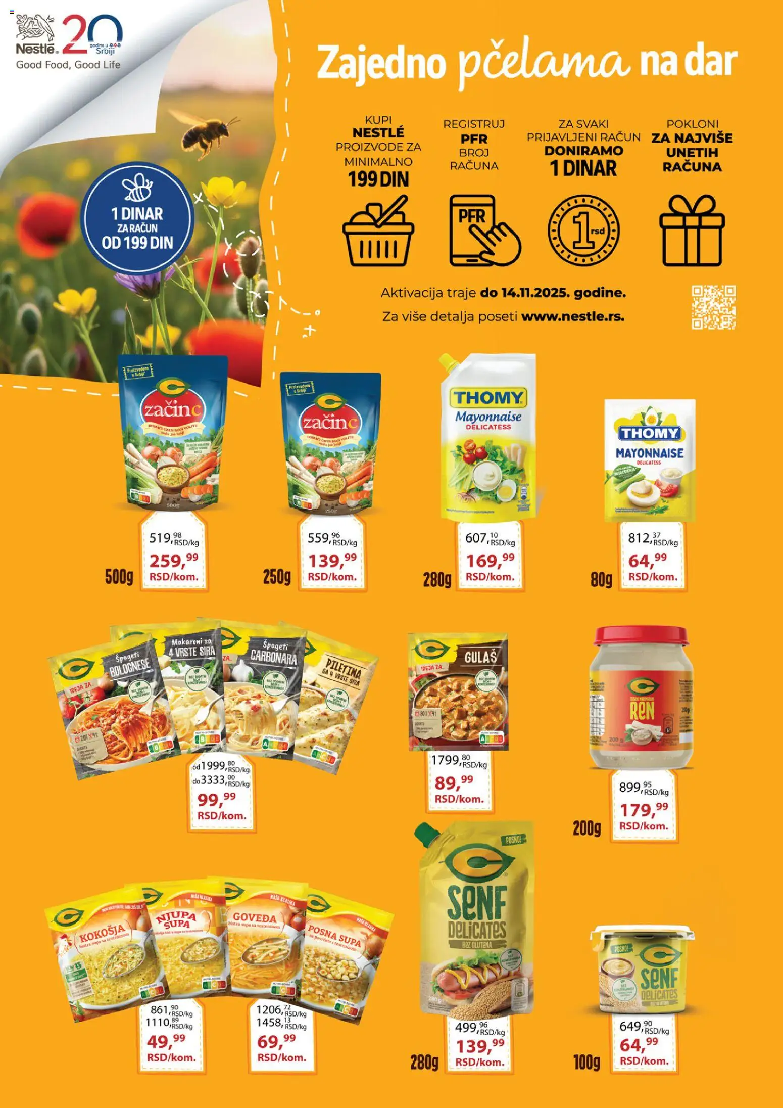 Zlatan Trag katalog - važi od 05.11.2025 | Strana: 3 | Proizvode: Senf, So, Špageti, Piletina