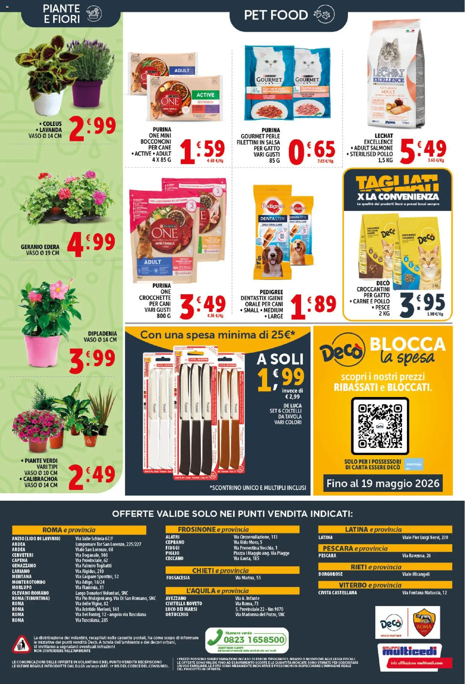 Volantino Decò del 21.04.2026 | Pagina: 20 | Prodotti: Salsa, Crocchette, Lavanda, Vaso