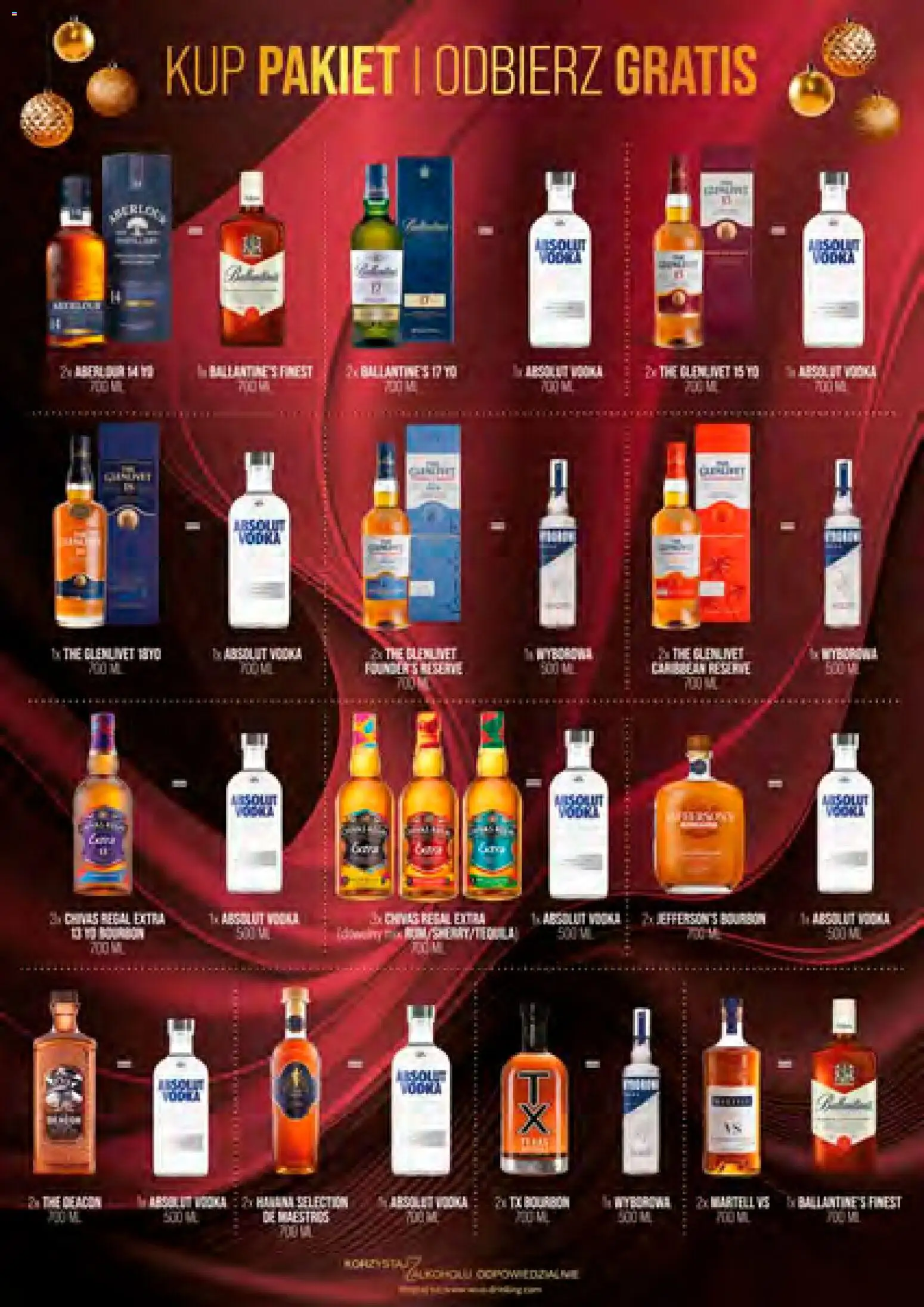 Eurocash Gazetka - Katalog Alkoholowy 12 od 01.12.2025 | Strona: 18 | Produkty: Chivas Regal, Vodka, Regał