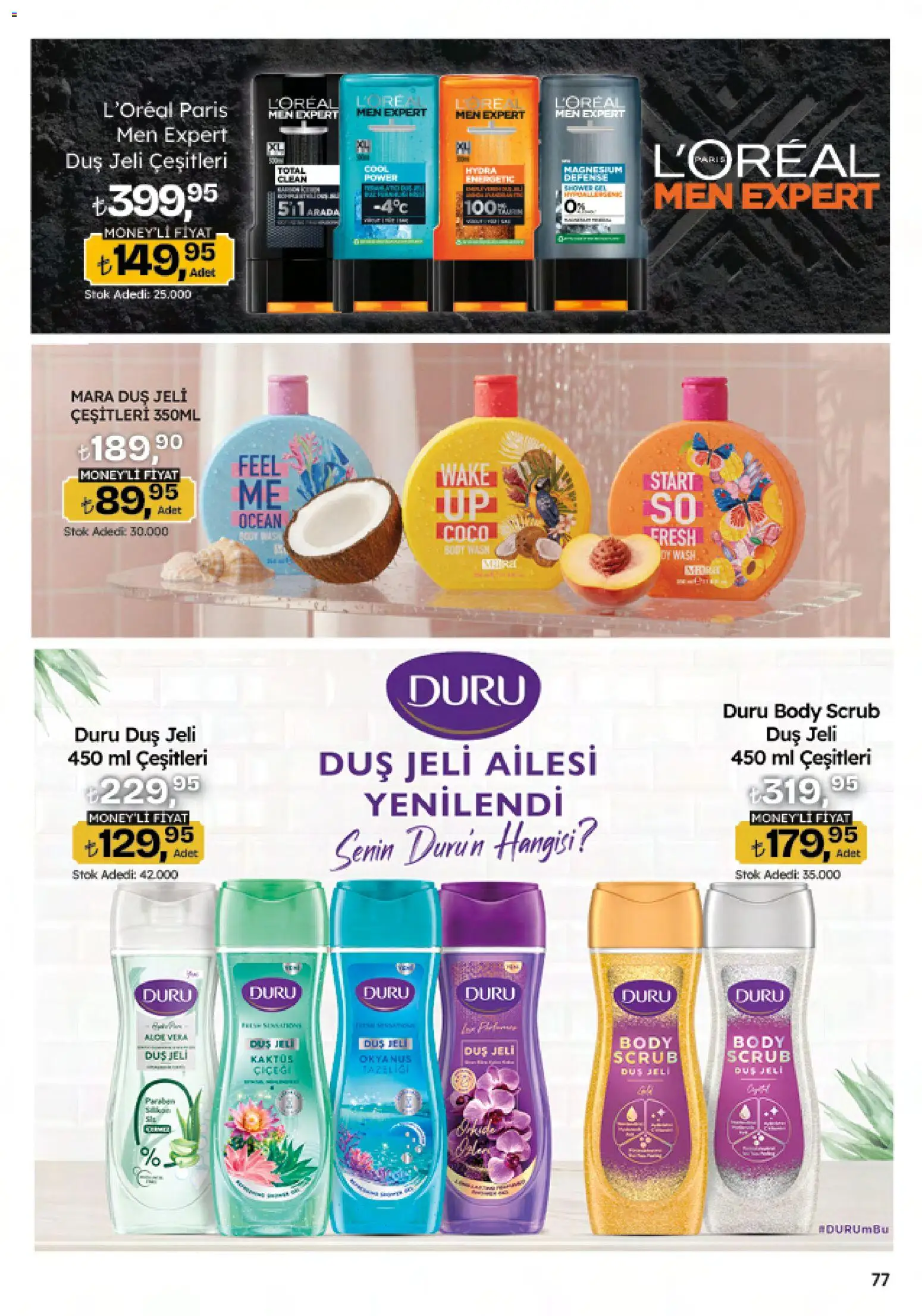 Migros Katalog - 5M Migroskop Dijital - 23.10.2025 tarihinden itibaren geçerlidir | Sayfa: 77 | Ürünler: Duş, Duş jeli