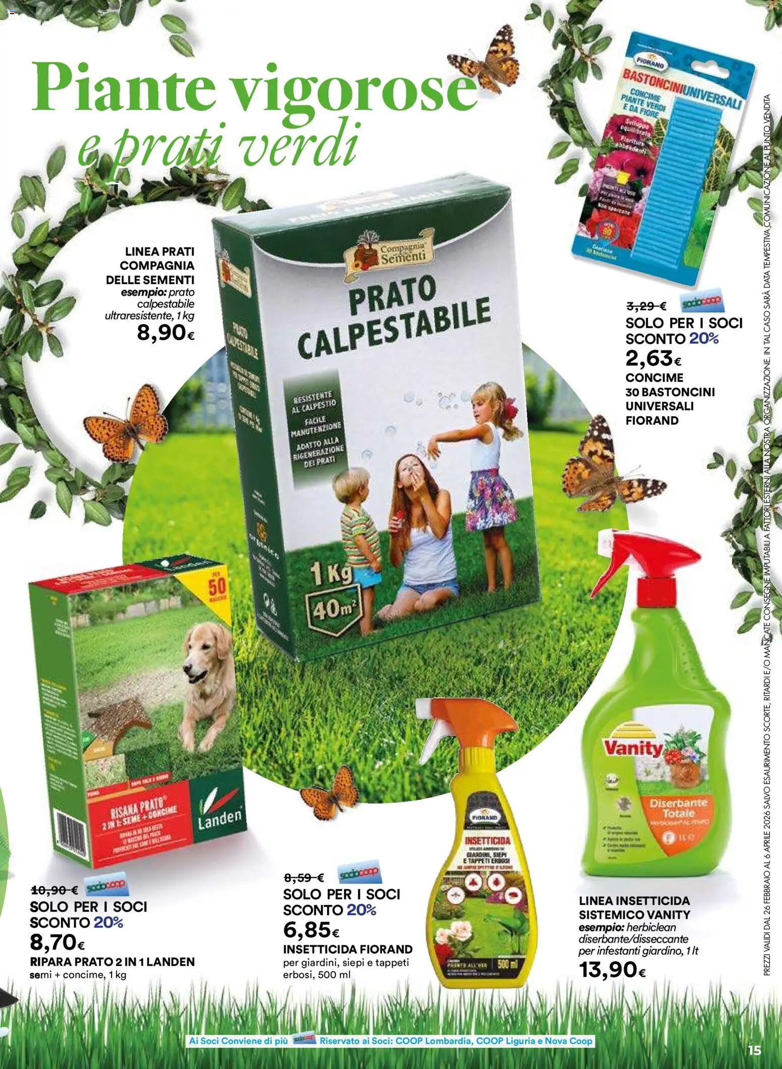 Volantino Ipercoop del 26.02.2026 | Pagina: 15 | Prodotti: Concime, Data, Insetticida