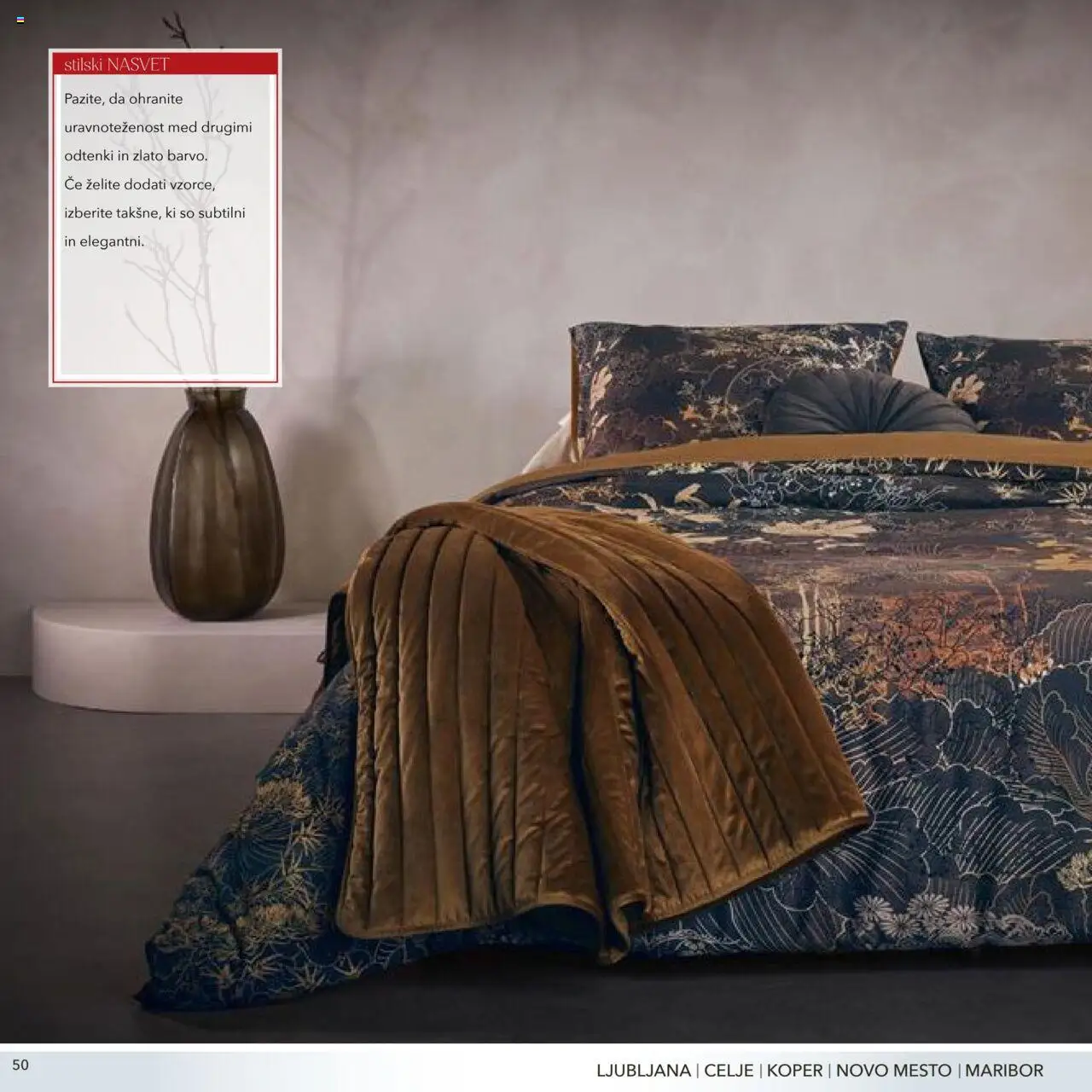 Harvey Norman katalog posteljnina jesen zima │ velja od 01.10.2023 | Stran: 50