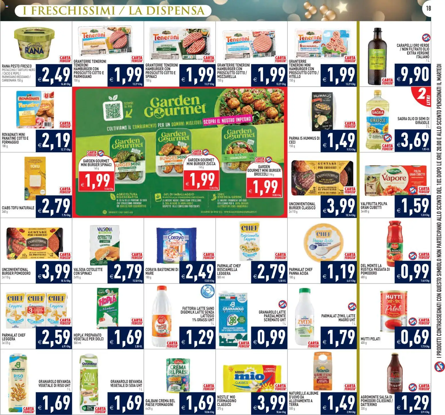 Volantino PIM Supermercati del 27.12.2025 | Pagina: 18 | Prodotti: Tartufo, Prosciutto Cotto, Salsa, Parmigiano