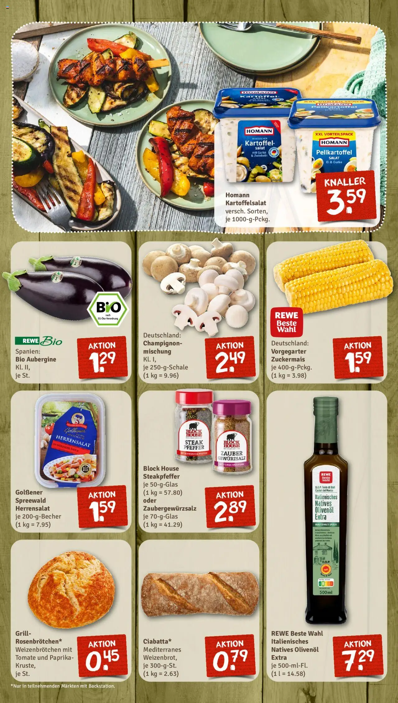 Nahkauf Prospekt - gültig ab dem 25.08.2025 | Seite: 10 | Produkte: Olivenol, Paprika, Pfeffer, Salat