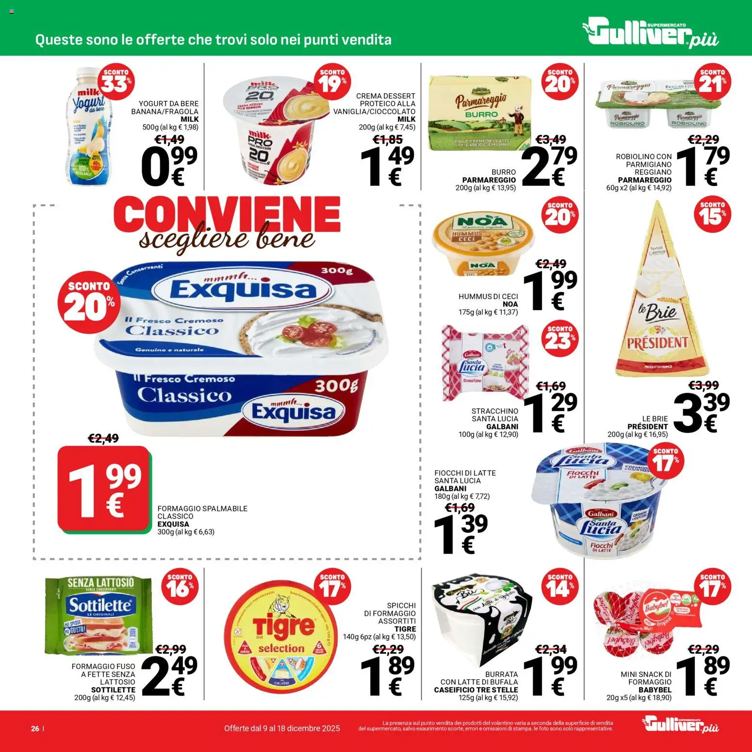Volantino Gulliver del 09.12.2025 | Pagina: 26