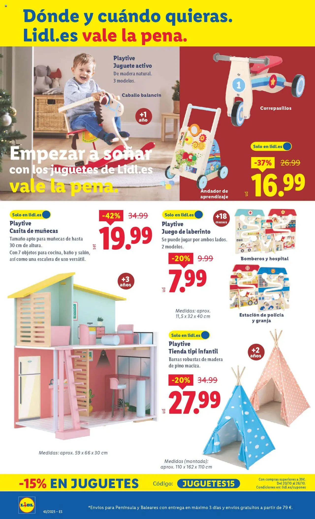 Lidl folleto de bazar │ válido desde el 20.10.2025 | Página: 2 | Productos: Juguetes, Baño