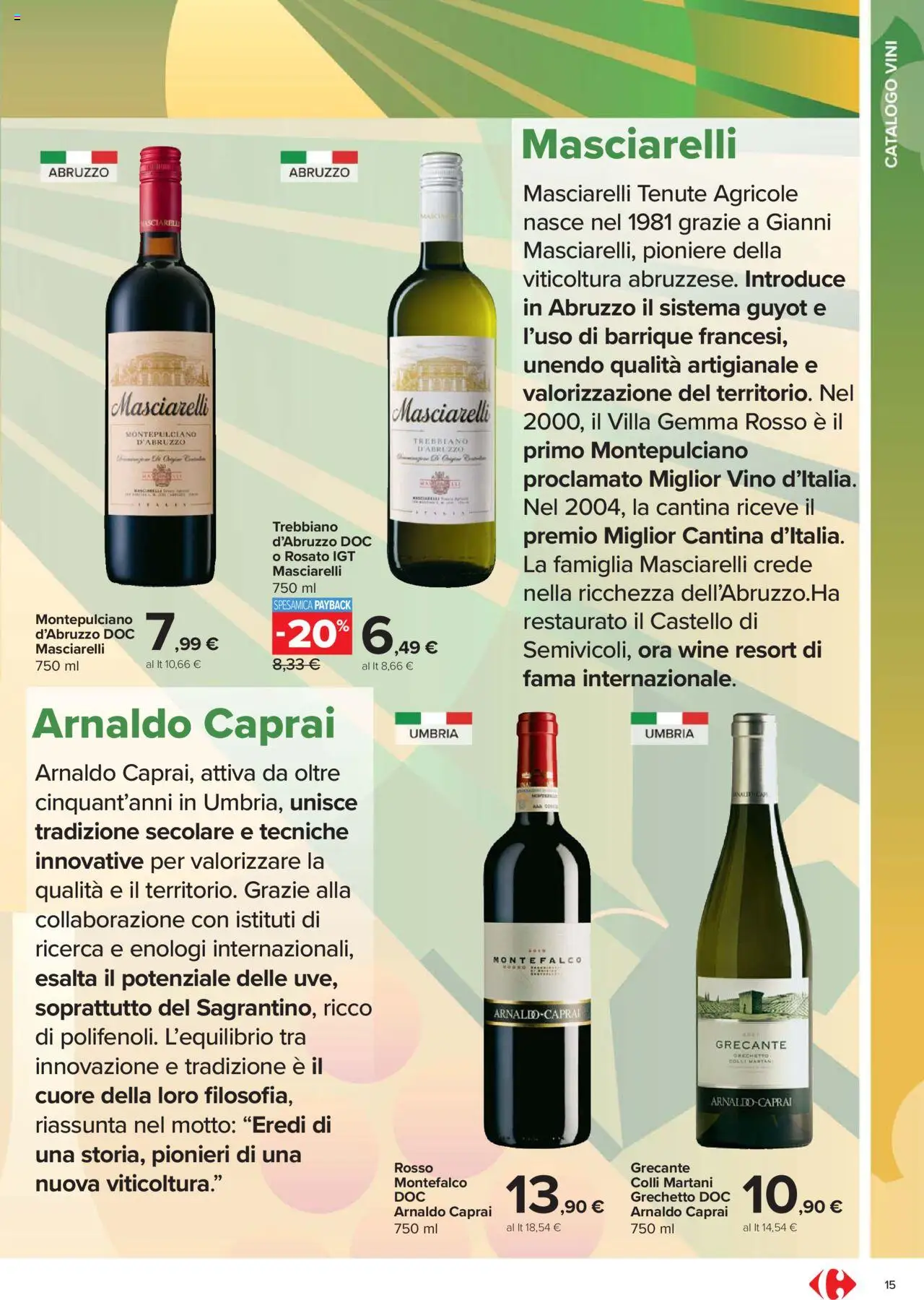 Volantino Carrefour del 06.10.2025 | Pagina: 15 | Prodotti: Vino