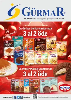 16.03.2026 tarihinden itibaren geçerli olan Gürmar kataloğu önizlemesi