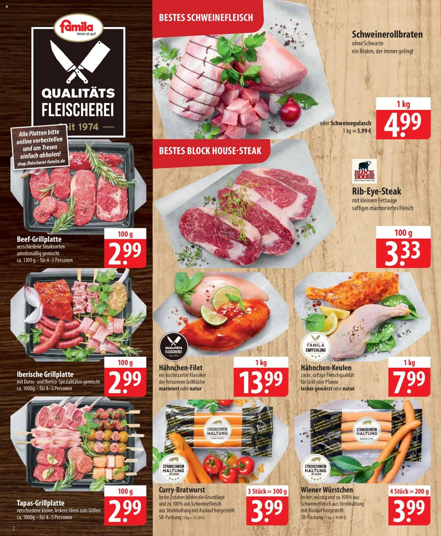 Famila Prospekt 	 – gültig ab 07.04.2026 | Seite: 2 | Produkte: Schweinegulasch, Grill, Schweinefleisch, Fleisch