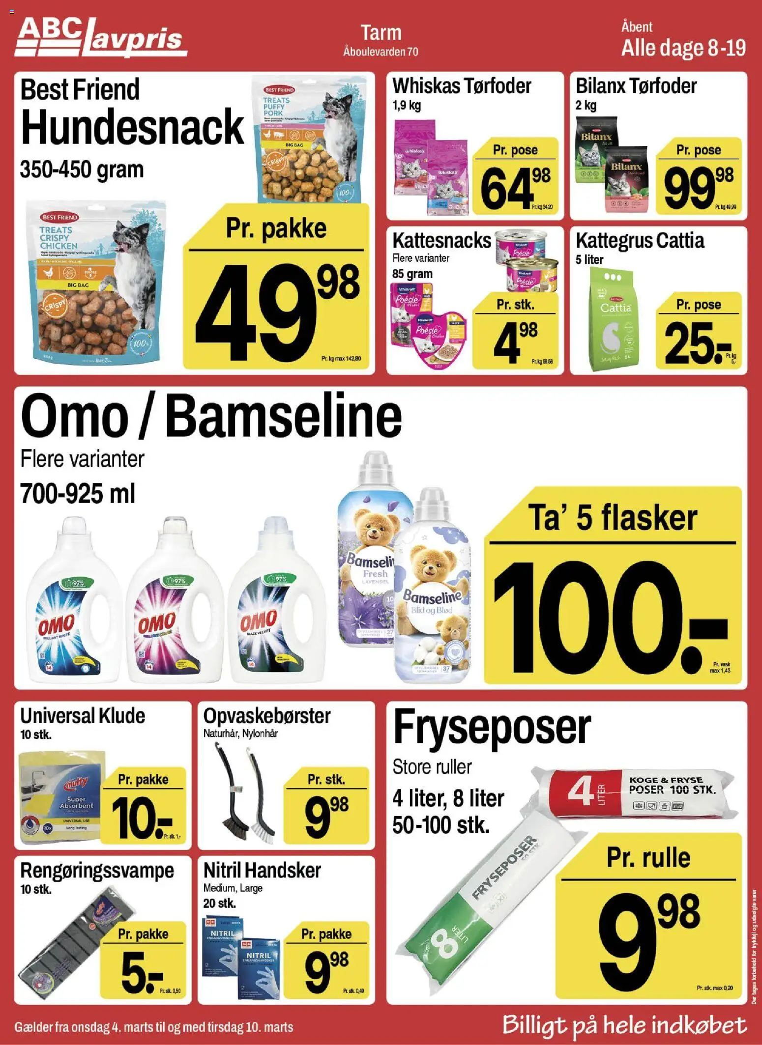 Abc Lavpris tilbudsavis – gyldig fra 04.03.2026 | Side: 11 | Produkter: Handsker