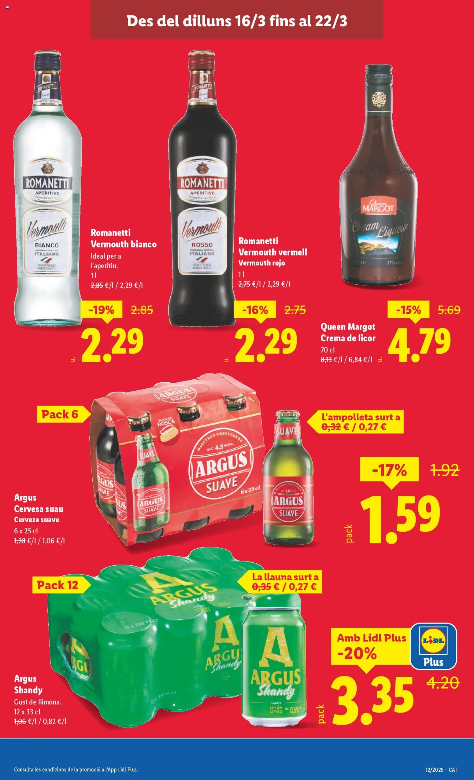 Lidl folleto │ válido desde el 16.03.2026 | Página: 17 | Productos: Licor, Cerveza, Crema
