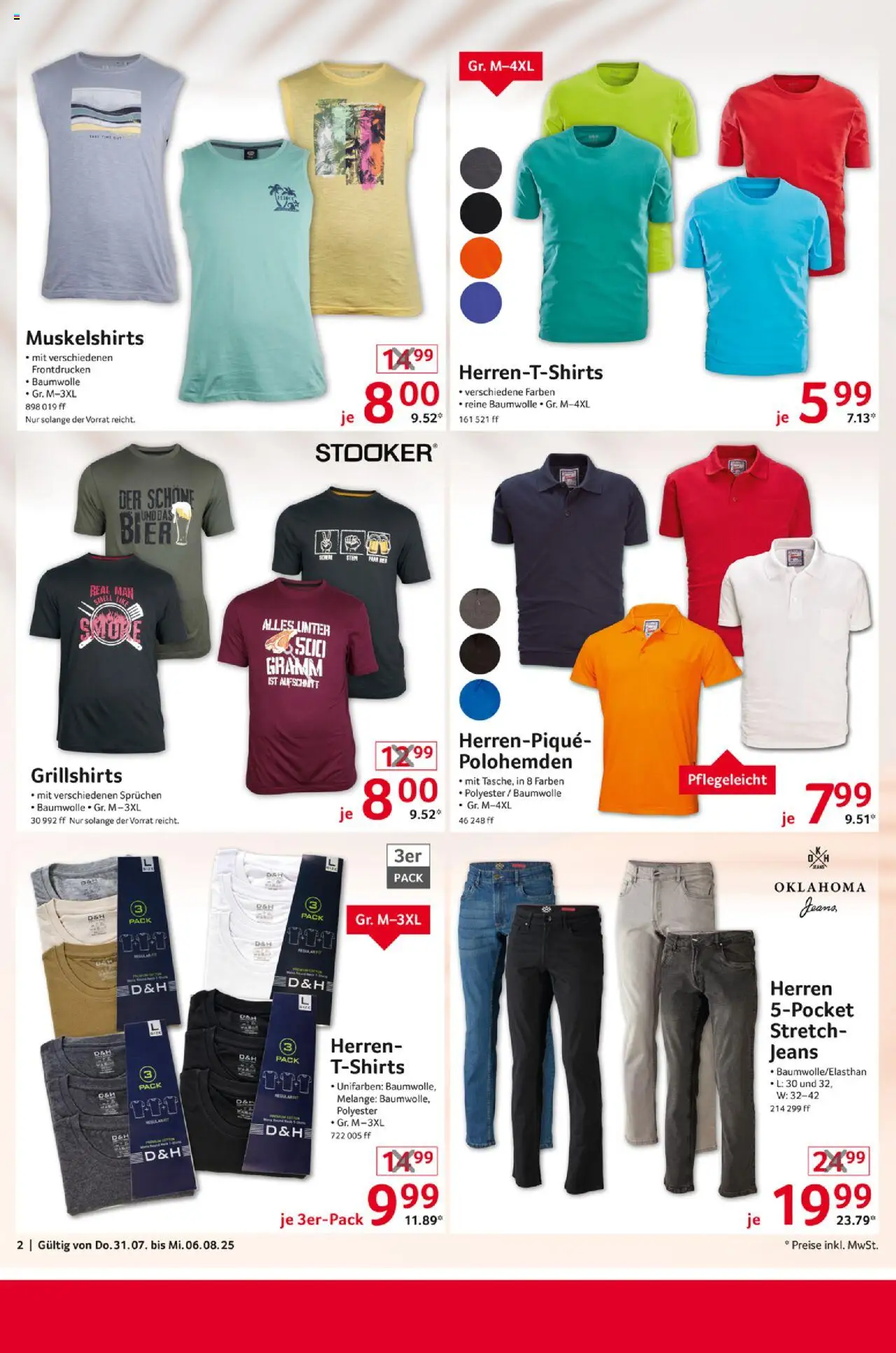 Selgros  Non Food - gültig ab dem 31.07.2025 | Seite: 2 | Produkte: Jeans