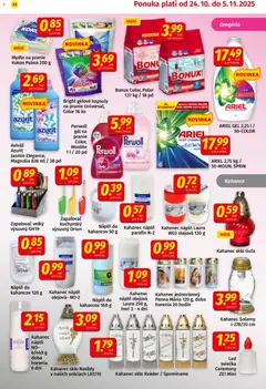 Koruna leták platný od 24.10.2025 | Strana: 23 | Produkty: Woolite, Aviváž, Ariel, Bonux