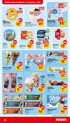 Náhled letáku Penny Market leták od 25.03.2026 | Strana: 13 | Produkty: Tiramisu, Krém, Salát, Pomazánka