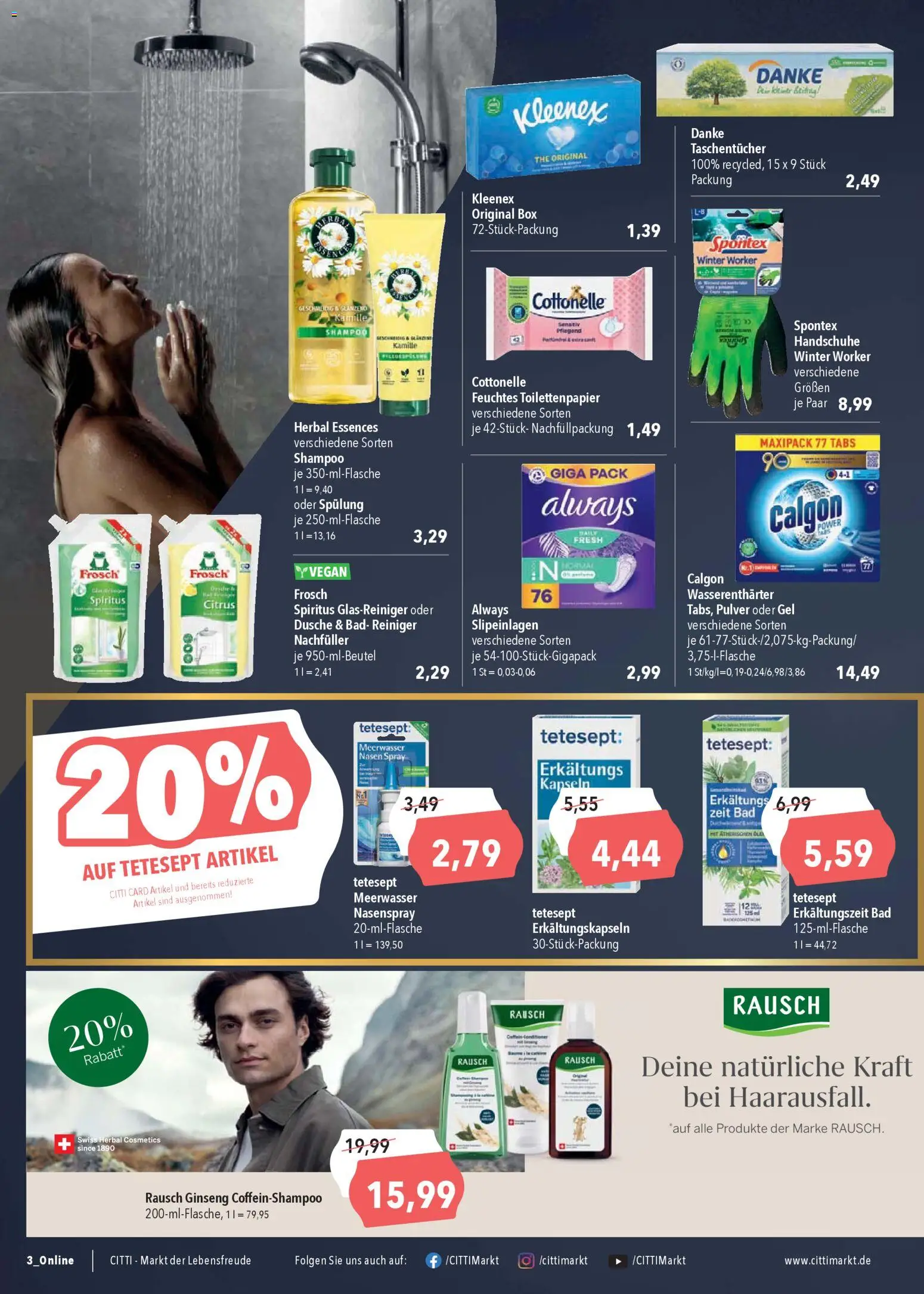 CITTI Markt - Black Friday – gültig ab 26.11.2025 | Seite: 30 | Produkte: Box, Spülung, Handschuhe, Feuchtes Toilettenpapier