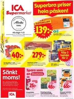 ICA Supermarket - Bromma - Förhandsvisning av reklamblad från butik ICA Supermarket aktuell från 30.03.2026